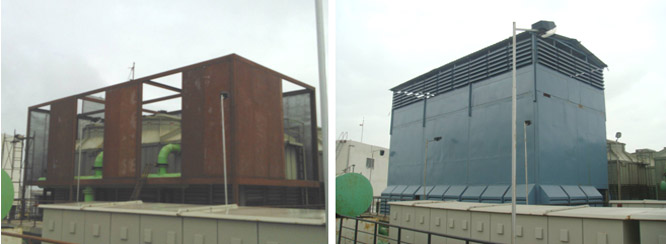 Acoustic Enclosure for Cooling Tower